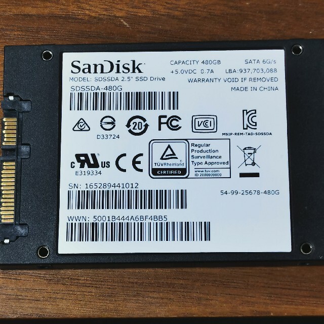 SANDISK SDSSDA-480G 1