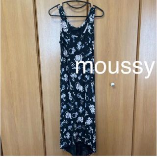 マウジー(moussy)のmoussy サーカス柄 フィッシュテール ロングワンピ(ロングワンピース/マキシワンピース)