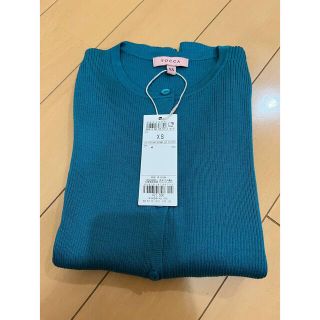 トッカ(TOCCA)のトッカTOCCA 洗える！SILK RIB CARDIGAN カーディガン XS(カーディガン)