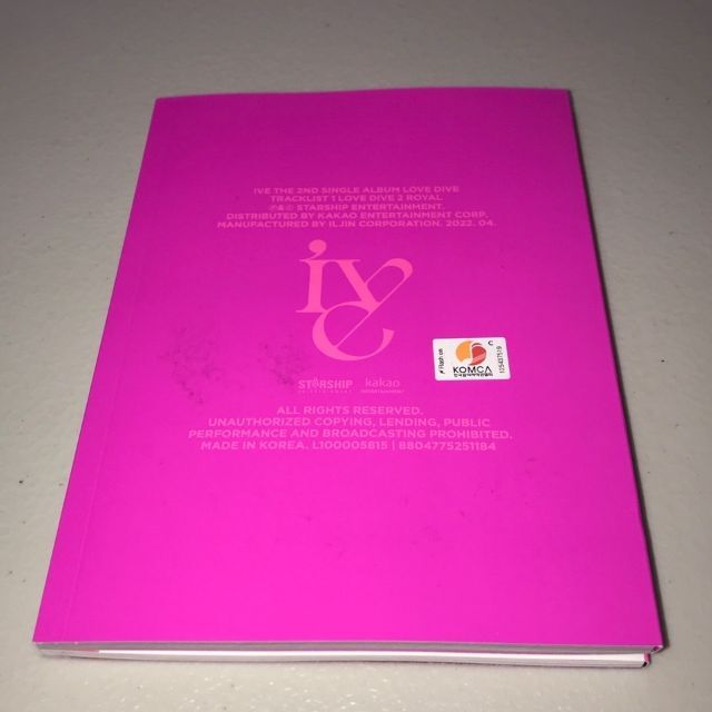 IVE 直筆サイン「LOVE DIVE」ver.3 CDの通販 by てでぃ@プロフ