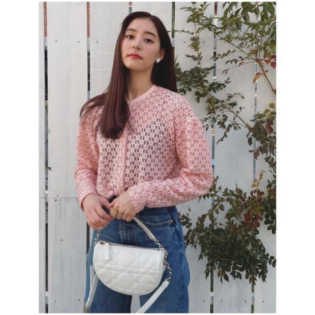 クラネ正規品!!新品紙タグ付き★3D FLOWER LACE CARDIGAN