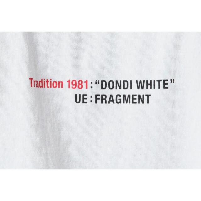 FRAGMENT(フラグメント)のuniform experiment フラグメントDONDI WHITE  T メンズのトップス(Tシャツ/カットソー(半袖/袖なし))の商品写真