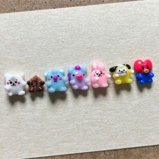 ビーティーイシビル(BT21)の3dネイルパーツ　【BT21BABY  ミニミニ　バンタン　BTSネイル 】(デコパーツ)