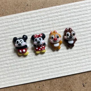 ディズニー(Disney)の3dネイルパーツ　【ゆるかわ　手描き風　ディズニーネイル】(デコパーツ)