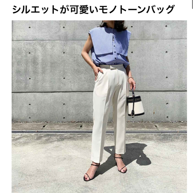 ZARA - ZARA 筒型 ショルダーバッグ コントラスト ボックス バッグ ...