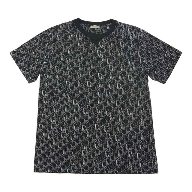 春新作の Dior - Dior ディオール オブリーク ビーズ Tシャツ ネイビー