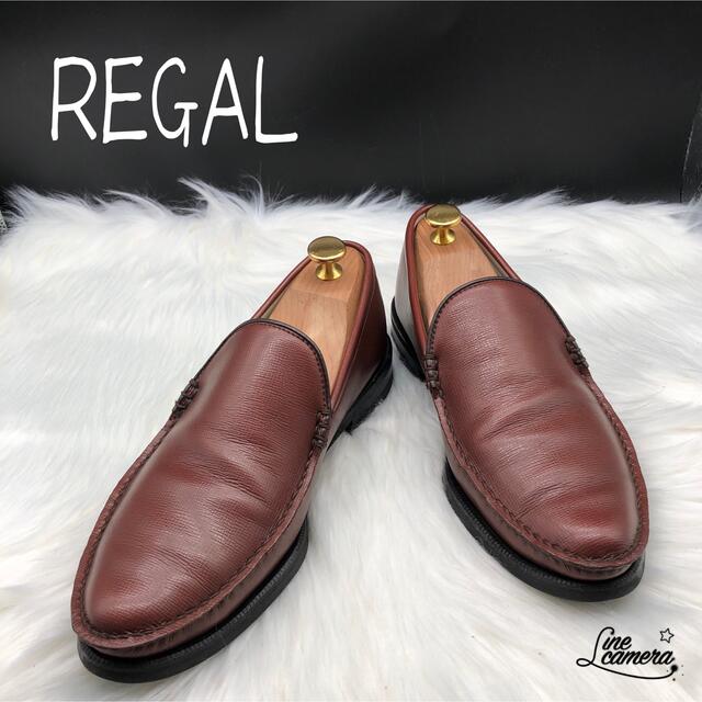 リーガル REGAL 24.5 コブラヴァンプ スリッポン レザー 革靴