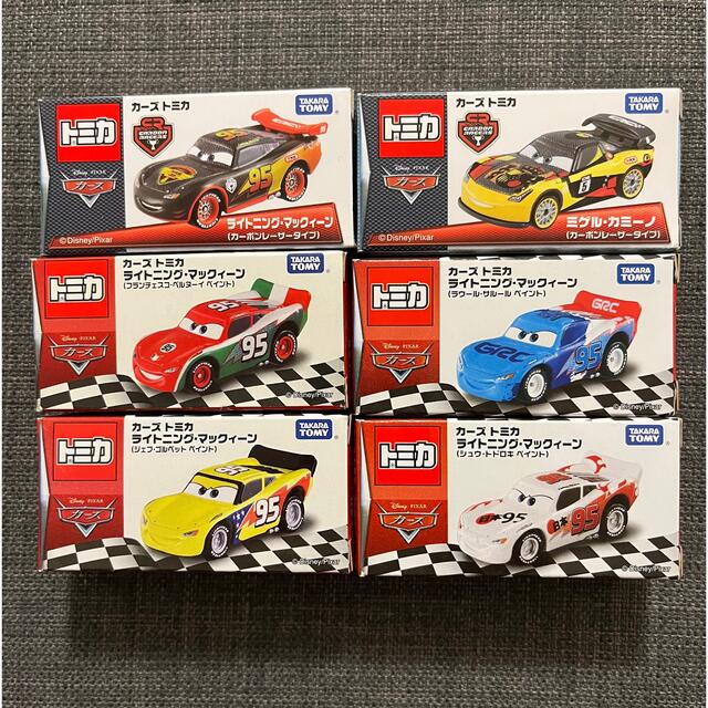 わっくん様専用】カーズトミカ6台 ペイントセット&カーボンタイプ2台
