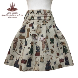 ジェーンマープル(JaneMarple)の美品JaneMarpleジェーンマープルペーパードールゴブランスカート(ミニスカート)