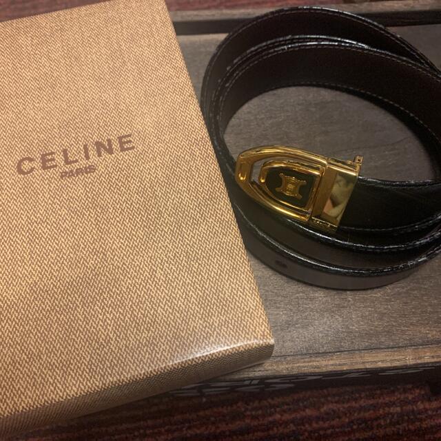 celine(セリーヌ)のCELINE黒　ベルト♡シンプル メンズのファッション小物(ベルト)の商品写真