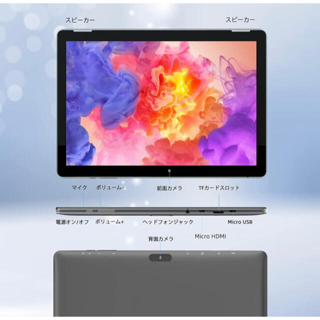 6000mAhデュアルカメラ新品10インチタブレット4コアRAM3GB 5G Wi-Fi Bluetooth