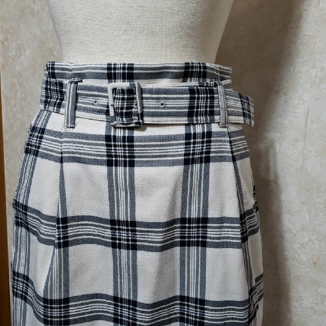 LOWRYS FARM(ローリーズファーム)の❤LOWRYS FARM❤ハイウエストチェック柄ロングスカート/Lサイズ匿名配送 レディースのスカート(ロングスカート)の商品写真