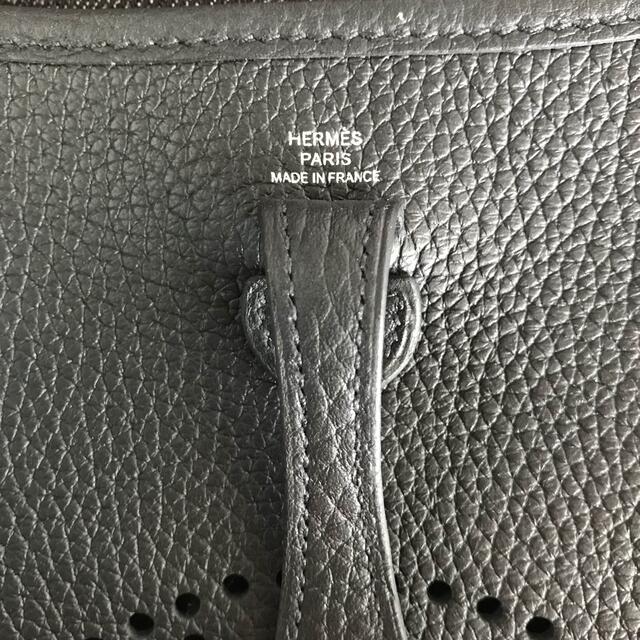 Hermes(エルメス)のHERMES エルメス　エヴリン　TPM ノワール　シルバー金具　ブラック レディースのバッグ(ショルダーバッグ)の商品写真