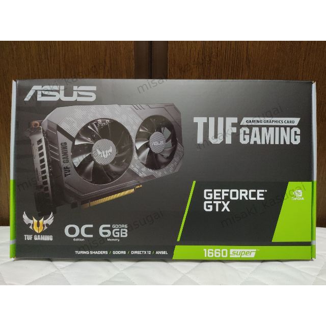 新品未開封 ASUS GeForce GTX 1660 SUPERDVI-D×1コアクロック