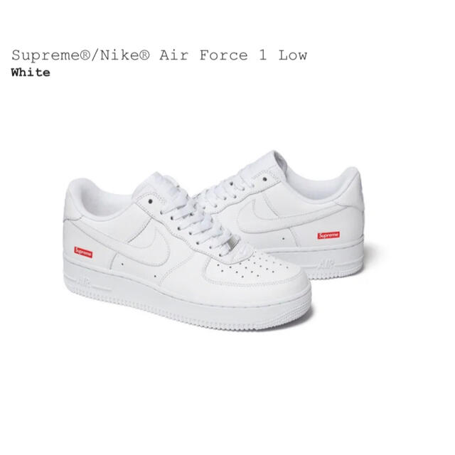 Supreme / Nike Air Force 1 Low AF1スニーカー