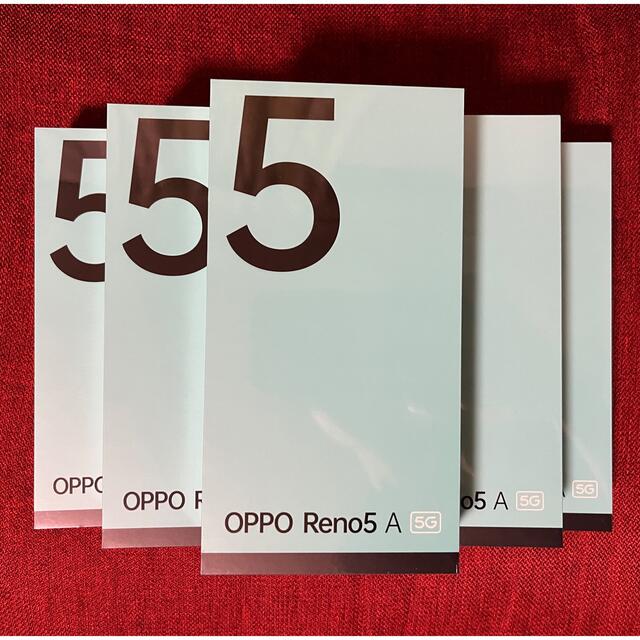 スマートフォン本体Oppo Reno5 a　本体  新品未使用