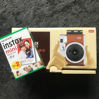 フジフイルム(富士フイルム)の【オススメ】INSTAX MINI 90 ネオクラシック ブラウン&フイルム(フィルムカメラ)