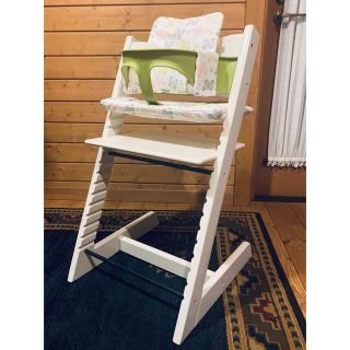 ストッケ(Stokke)の【良品・おまけ付き・即日発送】（358）ストッケ トリップトラップ S/N4(その他)