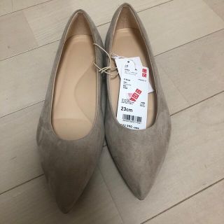 ユニクロ(UNIQLO)のユニクロ　フラットシューズ　23cm(ハイヒール/パンプス)