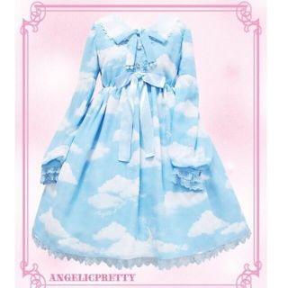 アンジェリックプリティー(Angelic Pretty)のmisty sky angelic pretty(ひざ丈ワンピース)