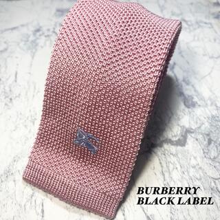 バーバリーブラックレーベル(BURBERRY BLACK LABEL)の✨極美品✨BURBERRY BLACK LABEL ニットタイ ワンポイント(ネクタイ)