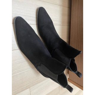 ザラ(ZARA)のショートブーツ ZARA WOMAN ザラ 黒 スエード(ブーツ)