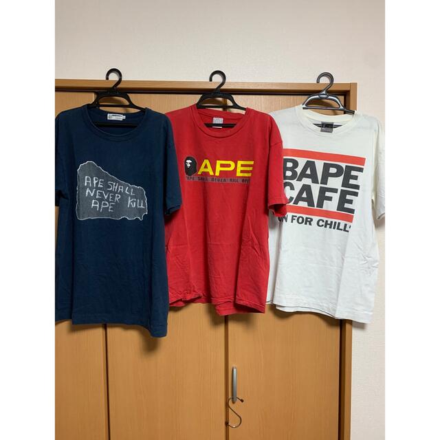 A BATHING APE(アベイシングエイプ)のA BATHING APE アベイシングエイプ Tシャツセット メンズのトップス(Tシャツ/カットソー(半袖/袖なし))の商品写真