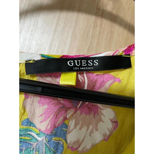 GUESS(ゲス)のguess ゲス　オーバーオールサロペットパンツショートワンピース背中開き レディースのパンツ(サロペット/オーバーオール)の商品写真