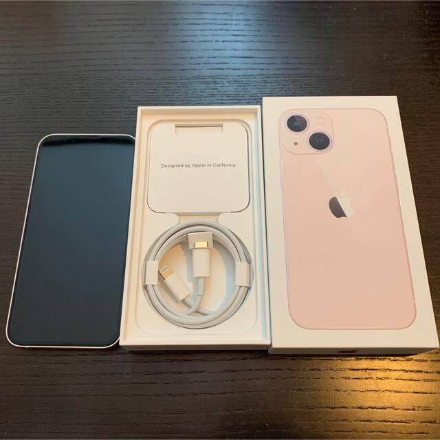 早い者勝ちiPhone 13mini pink 128gb SIMロック解除済み