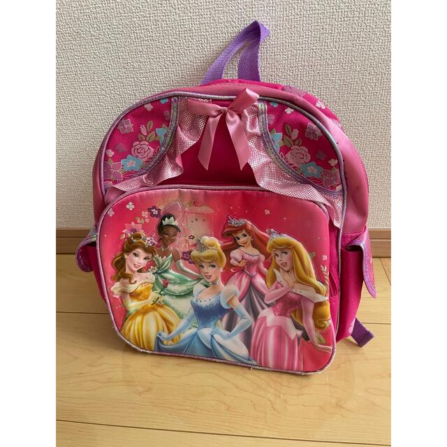 Disney(ディズニー)の中古☆Disney☆プリンセス☆リュック☆女の子 キッズ/ベビー/マタニティのこども用バッグ(リュックサック)の商品写真