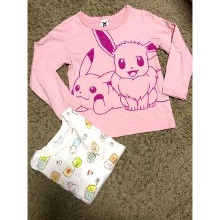 サンエックス(サンエックス)のポケモン ピカブイ すみっコぐらし ロンＴセット(Tシャツ/カットソー)