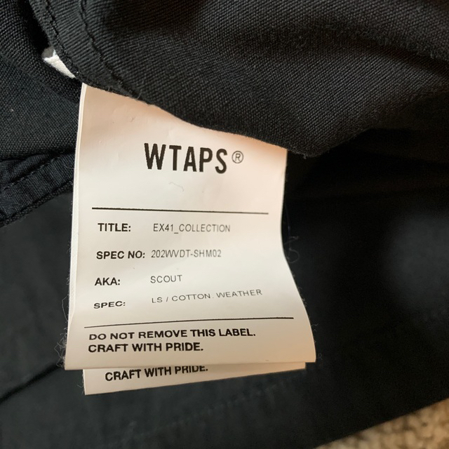 Wtaps 20AW WTAPS SCOUT BLACK Lサイズ　スカウト