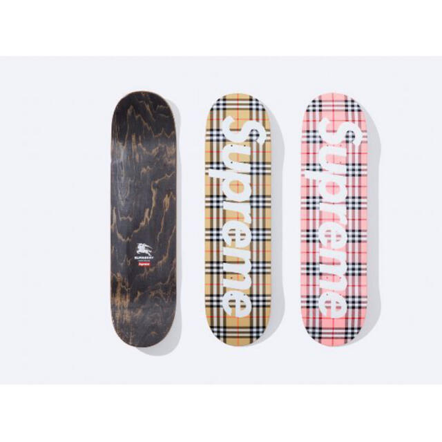 Supreme(シュプリーム)のSupreme/Burberry  Skateboard 2色セットシュプリーム スポーツ/アウトドアのスポーツ/アウトドア その他(スケートボード)の商品写真