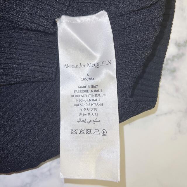 Alexander McQueen(アレキサンダーマックイーン)の【お値下げ品】アレキサンダーマックイーン ニット Sサイズ ブラック レディースのトップス(ニット/セーター)の商品写真