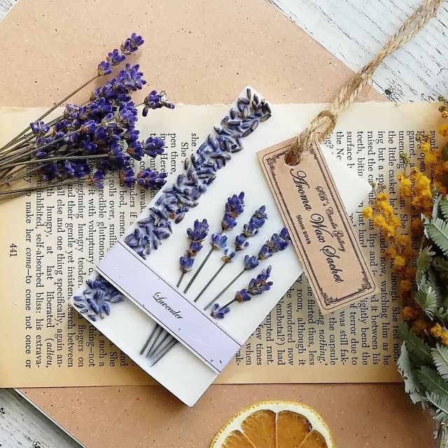 Lavender 《RECTANGLE》　－　アロマワックス・サシェ ハンドメイドのインテリア/家具(アロマ/キャンドル)の商品写真