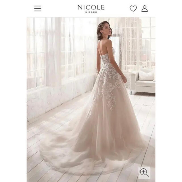新品未使用【NICOLE Milano Jolies collection】 レディースのフォーマル/ドレス(ウェディングドレス)の商品写真