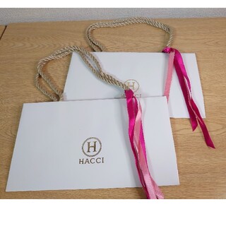 ハッチ(HACCI)のHACCI 紙袋　2枚(ショップ袋)
