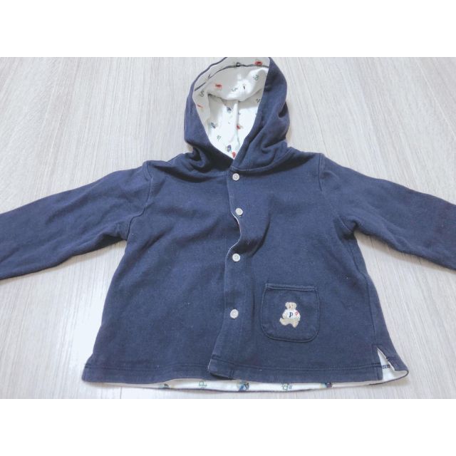 Ralph Lauren(ラルフローレン)の ポロベア レア 可愛い リバーシブル 上着 80 最終値下げ 80cm キッズ/ベビー/マタニティのキッズ/ベビー/マタニティ その他(その他)の商品写真