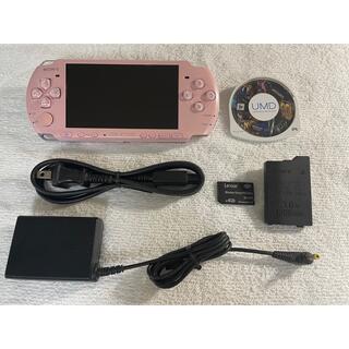 プレイステーションポータブル(PlayStation Portable)の良品　PSP-3000  ブロッサムピンク(携帯用ゲーム機本体)