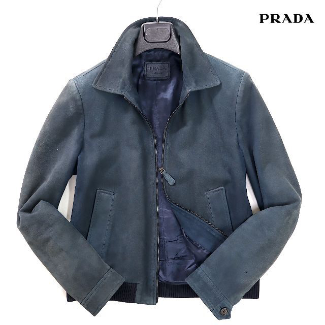 PRADA(プラダ)の2-DC324 プラダ　レザーブルゾン＋ドルガバジャージブルゾン メンズのジャケット/アウター(ブルゾン)の商品写真