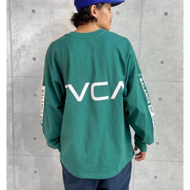新品 RVCA ルーカ M ワールドワイド ビッグシルエット 長袖 Tシャツ58cm肩幅