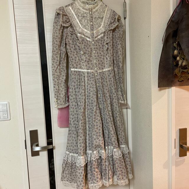 gunne sax フリル襟ヴィンテージワンピース