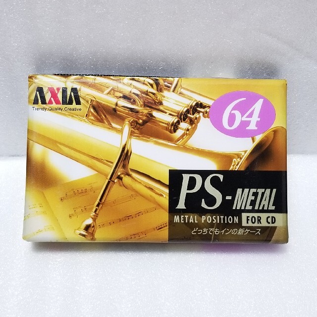 富士フイルム(フジフイルム)のAXIA　メタル　カセットテープ　64分　PS-METAL スマホ/家電/カメラのオーディオ機器(その他)の商品写真