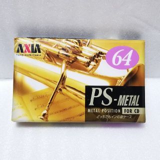 フジフイルム(富士フイルム)のAXIA　メタル　カセットテープ　64分　PS-METAL(その他)