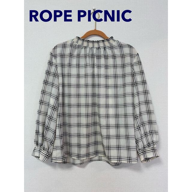 Rope' Picnic(ロペピクニック)のROPE PICNIC ブラウス　チェック レディースのトップス(シャツ/ブラウス(長袖/七分))の商品写真