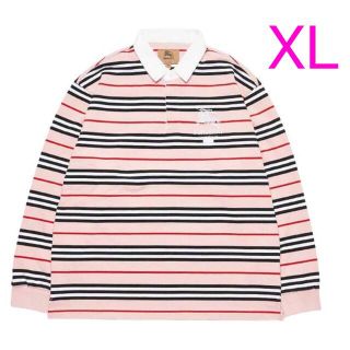 バーバリー(BURBERRY)のSupreme / Burberry Rugby "Pink"(ポロシャツ)