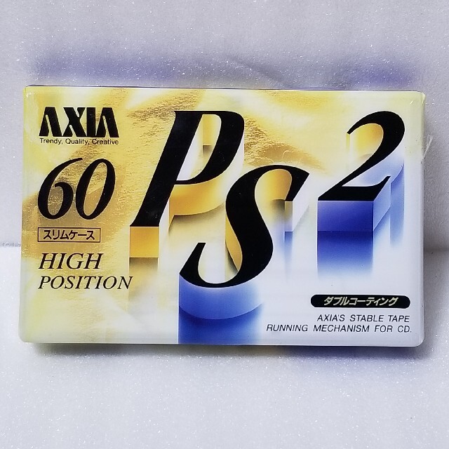 富士フイルム - AXIA ハイポジション カセットテープ 60分 日本 富士フイルム - AXIA ハイポジション カセットテープ 60分 日本