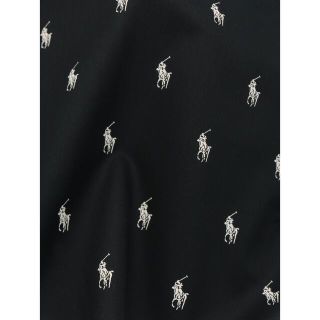 ラルフローレン(Ralph Lauren)の【858】ラルフローレン シーチング綿素材生地(黒地に白)(生地/糸)