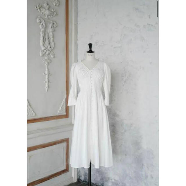 herlipto Jacaranda Linen-Blend Dress