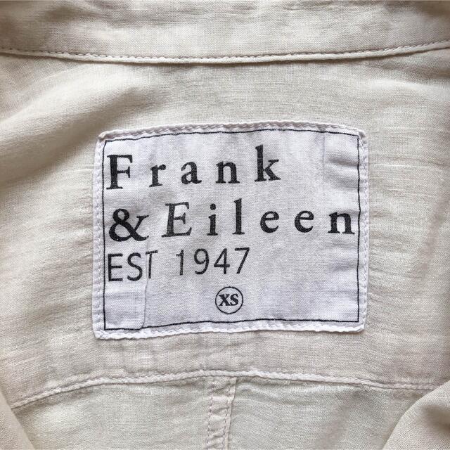 Frank&Eileen(フランクアンドアイリーン)の220フランク＆アイリーン コットン100％シアーシャツ ベージュXS綿ガーゼ レディースのトップス(シャツ/ブラウス(長袖/七分))の商品写真